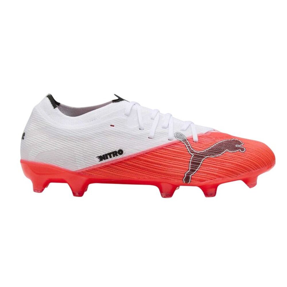 Puma Mens Ultra 7.3 Two Tone Soccer Cleats / White/Red